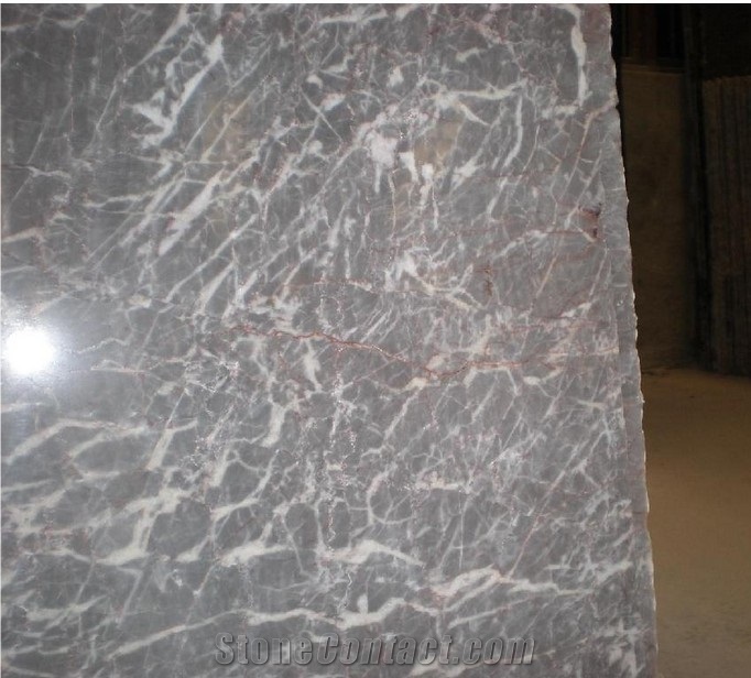 Multicolor Grey Marble,Grey Marble with Red Lines