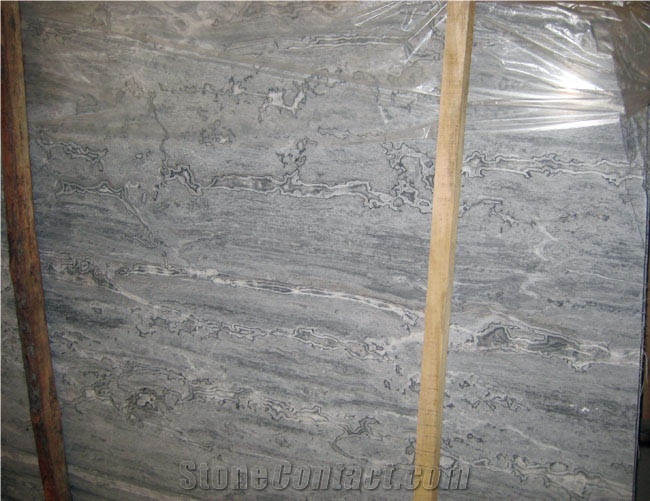Silver Wave Grey Marble Slabs,Sea Wave Grey Marble Tiles for Walling & Flooring Covering