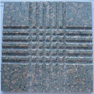 Skid Proof Stone Tray,Anti Skid Stone Pavers, G640 White Granite Cube Stone & Pavers
