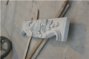 White Marble Fireplaces, Hunan White Marble Fireplace