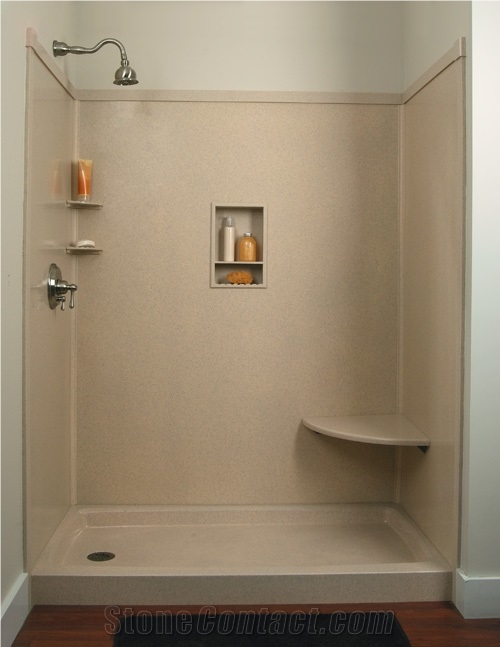 Yellow Granite Bath Design,Bathroom Shower Panels