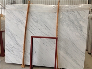 Carrara White Marble with Grey Veins