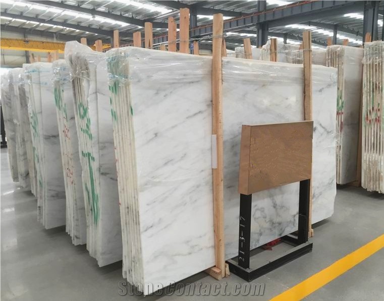 Cheap China Snow White Marble Tiles Slabs, Oriental White Marble