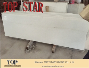 Polished Crystal White Marble Small Slabs, China White Marble