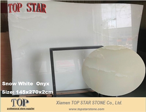 Translucent Pure White Onyx Onix Marmol