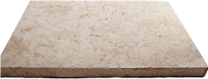 Dominican White Coral Stone Brushed Tiles 3/4"