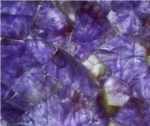 Semi-Precious Purple Slabs, Tiles, Basins, and Decor