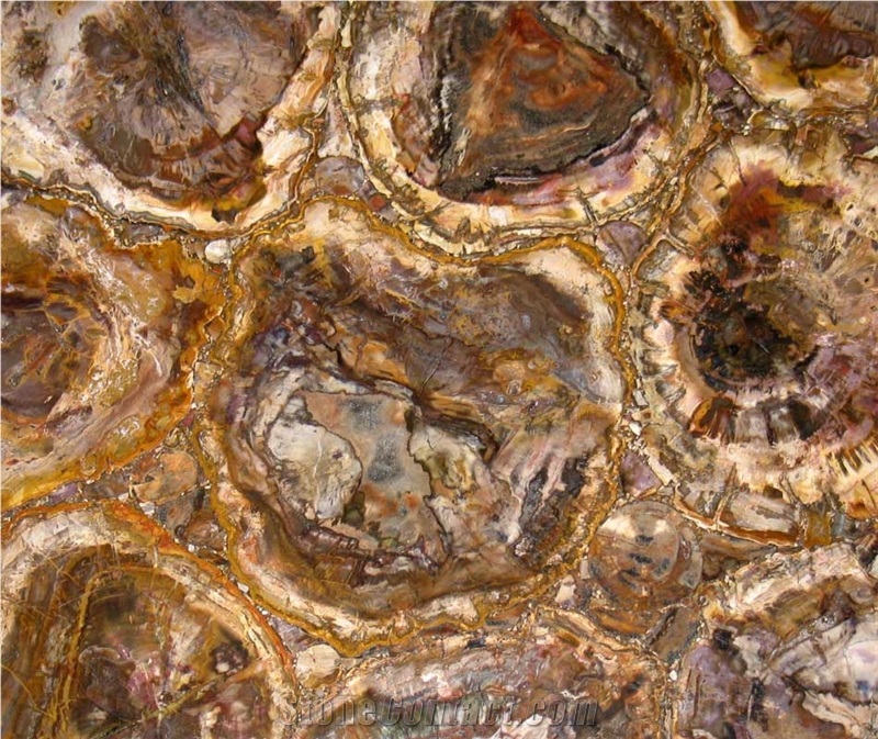 Semi-Precious Stone Slabs, Tile, Basins, and Decor Browns