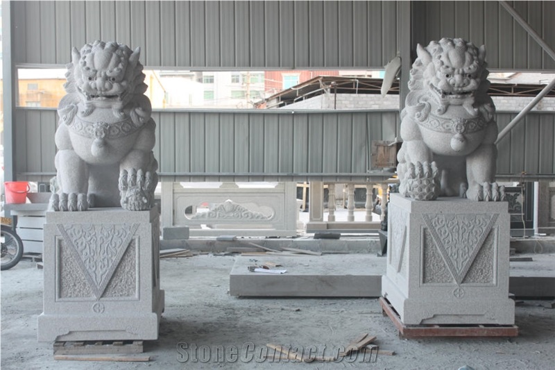 Animal Sculptures, Lion Sculptures, Granite Sculpture
