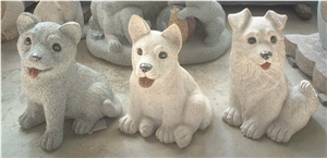 Dog Sculpture, Animal Sculptures, Garden Sculptures, Landscape Sculptures, Handcarved Sculpture