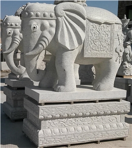 Granite Elephant Sculpture, Handcarved Sculptures, Animal Sculptures, Garden Sculptures, Landscape Sculpture