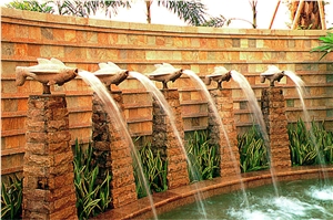 Natural Stone Landscaping Fountain, Garden Decoration, Water Fountain