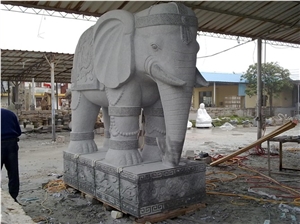 Natural Stone Sculpture, Animal Sculpture, Garden Sculpture, Elephant Sculpture