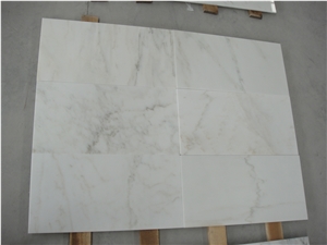 Beautiful Golden Thread Jade White Marble Slabs & Tiles, China White Marble
