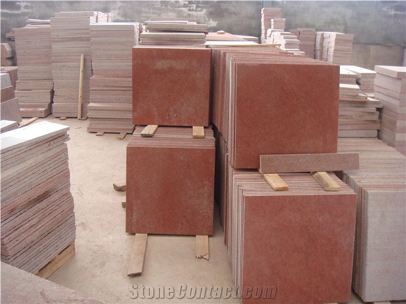 China Red Granite Cultured Stone,Ledge Stone Veneer