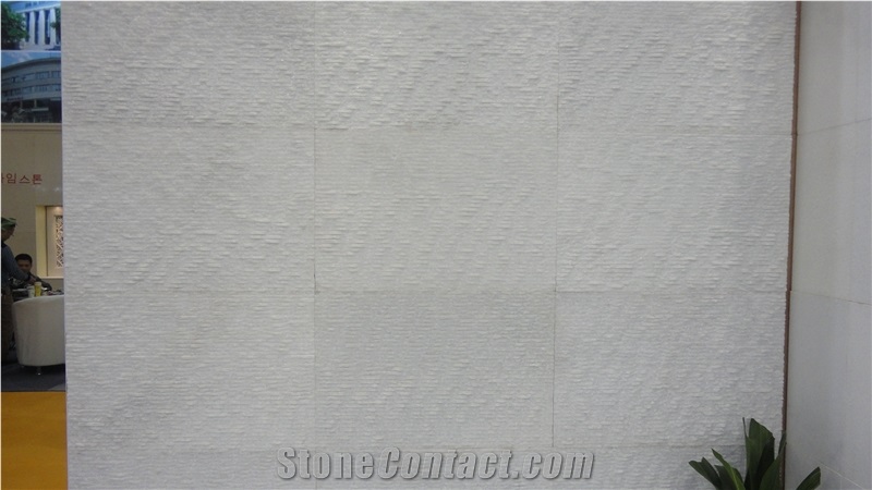 Chiselled Crystal White Marble