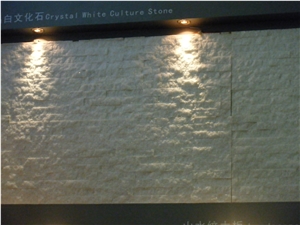 Fantastic Crystal White Marble Cultural Stone,Ledge Stone, China Crystal White Marble Ledge Stone