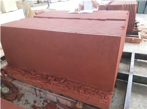 Fantastic Red Sandstone Slabs & Tiles, China Red Sandstone