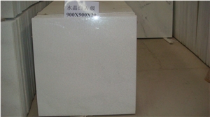 Fantastic White Stone Slabs & Tiles, China Crystal White Marble Slabs & Tiles