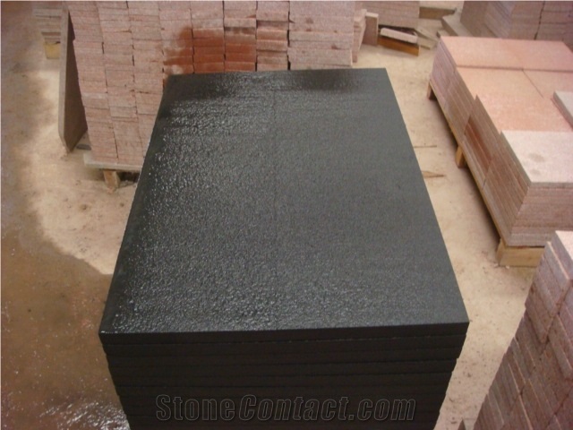 Natural Black Sandstone Cultured Stone