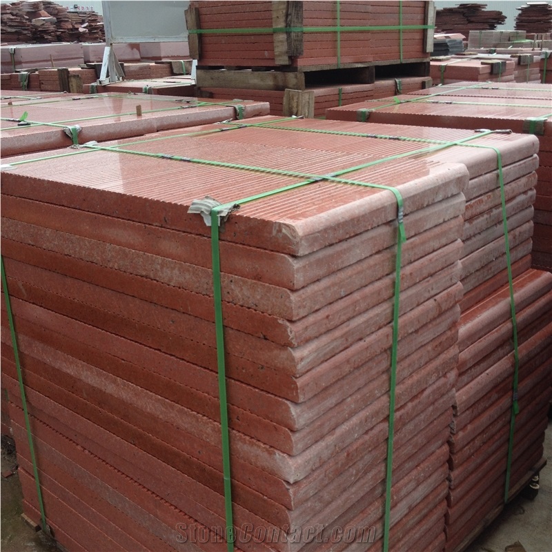 Natural China Red Granite Cultured Stone,Ledge Wall Cladding