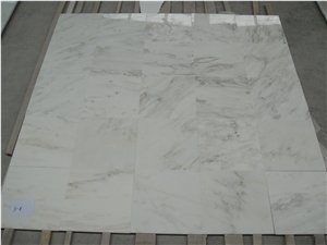 Popular Golden Thread Jade White Marble Slabs & Tiles, China White Marble