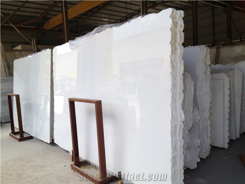 Quarry Owner Of Fantastic Pure White Marble Slab, Crystal White Marble Slabs & Tiles