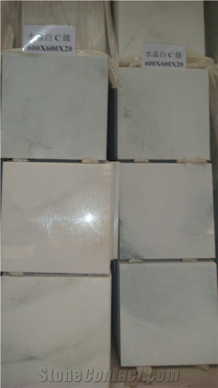 Sale Fantastic Cheap Marble Slabs & Tiles, China Crystal White Marble Slabs & Tiles