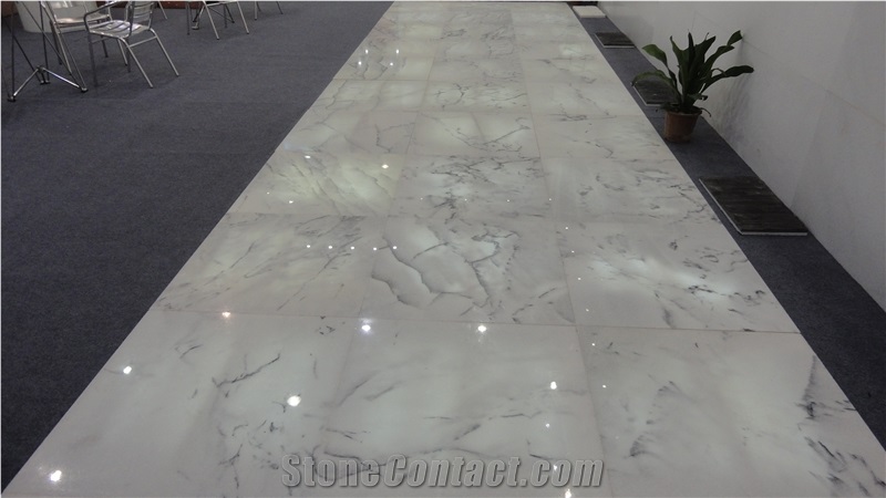 Sale Fantastic Landscape White Marble Slabs & Tiles, China Crystal White Marble Slabs & Tiles
