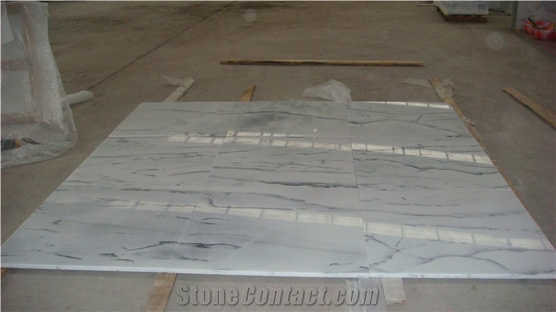 Sale Fantastic Landscape White Marble Slabs & Tiles, China Crystal White Marble Slabs & Tiles