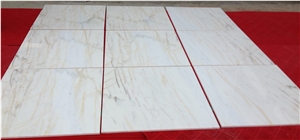 Sichuan Golden Thread Jade White Marble Tile, China White Marble
