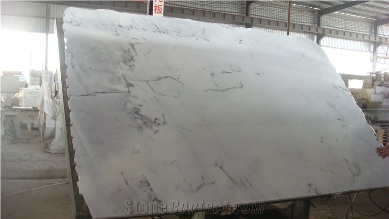 Sichuan Landscape White Marble Big Slabs