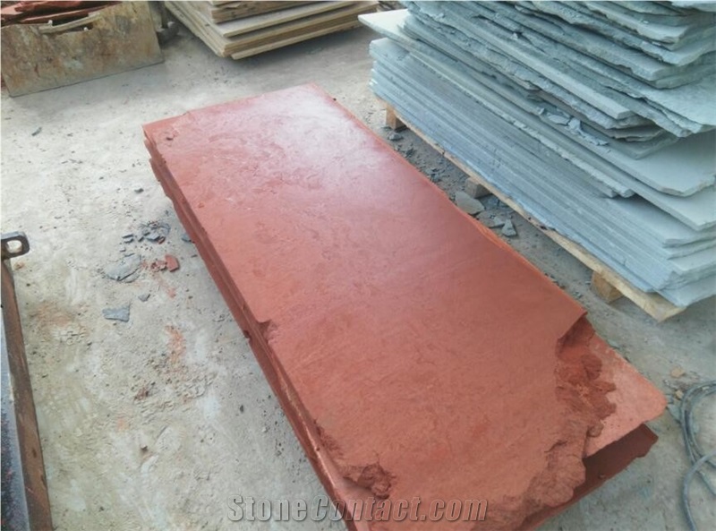 Sichuan Red Sandstone Slabs & Tiles, China Red Sandstone