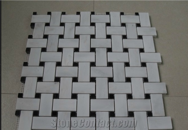 Sichuan White Marble Mosaic