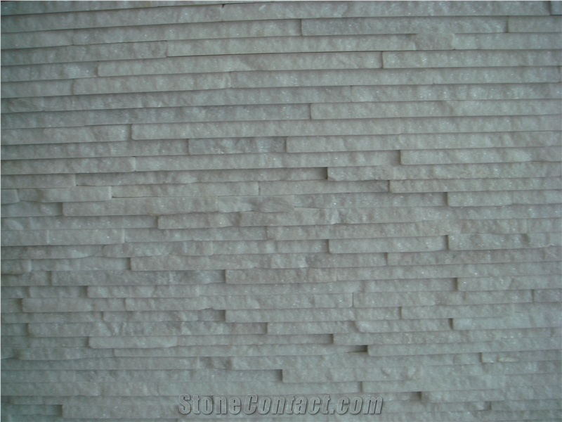 White Marble Cultural Stone,Stacked Stone,, China Crystal White Marble Marble Culture Stone, Ledge Stone