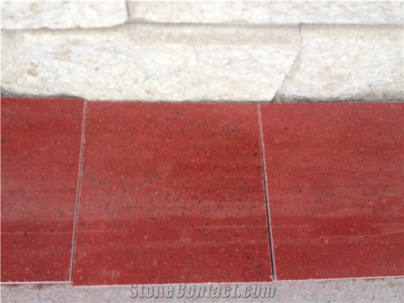 Xinmiao Red Granite Slabs & Tiles, China Red Granite