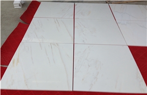 Yaan Golden Thread Jade White Marble Tile, China White Marble