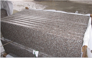 Bainbrook Brown Granite Stair Treads , G664 Granite Steps, Chinese Cheap Red Granite Stair