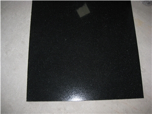 China Black Granite Tile , China Absolute Black Granite Tile , Black Granite Flooring Tiles