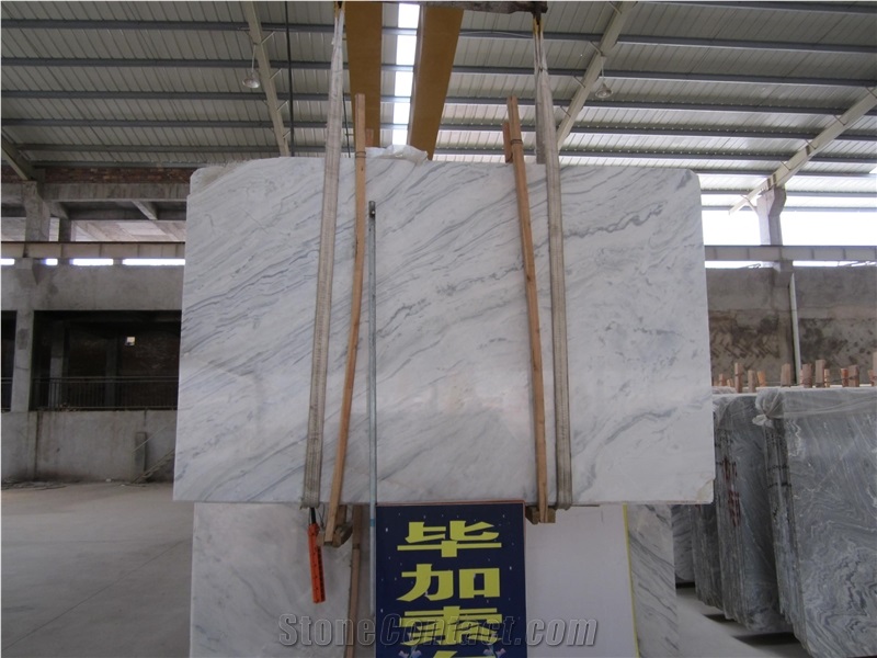 Marble Picasso White from Quarry Owner Slabs & Tiles, Bianco Picasso White Marble Slabs & Tiles