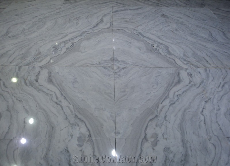 Marble Picasso White from Quarry Owner Slabs & Tiles, Bianco Picasso White Marble Slabs & Tiles