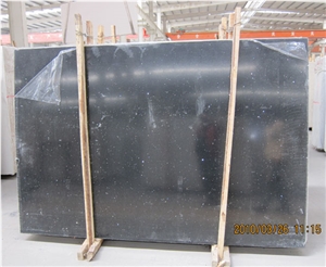 Black Artificial Quartz Slab, China Artificial Black Quartz Stone Tile
