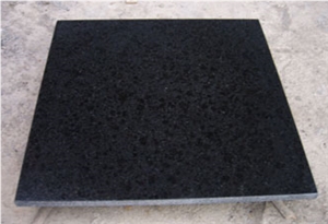 China Black Basalt Polished Tile, G684 Black Basalt,Fuding Black,Fossil Black,Black Pearl