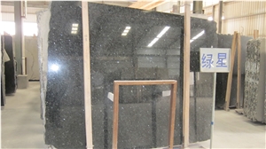 Granite Emerald Pearl Polishing Slab, Green Slab, Imported Granite Slab
