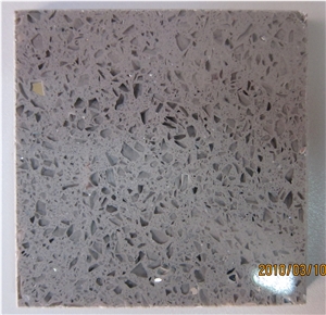 Grey Artificial Quartz Slab, China Manmade Grey Quartz Stone Tile Solid Surface Engineered Stone