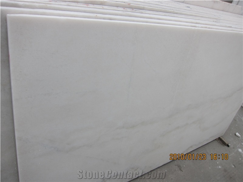 Guangxi Bai Marble Polished Slab, China White Marble