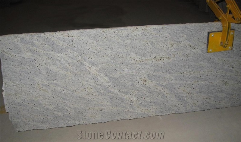 Kashmir White Granite Polished Slab, Indian White Granite