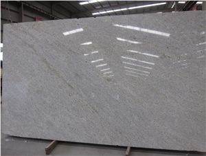 Kashmire White Granite Polished Slab, Indian Kashmir White Granite