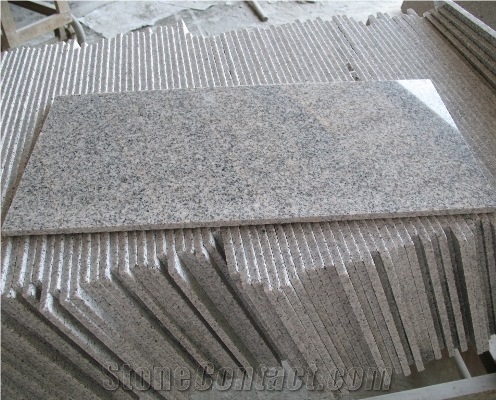 Sesame White Grante Polished Slab & Tile, China Light Grey Granite