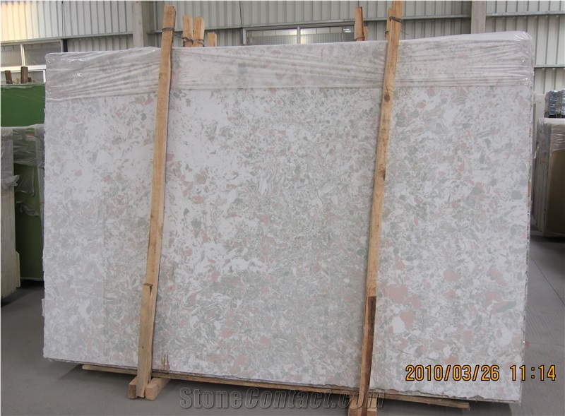 White Artifical Marble Slab, China White Manmade Marble